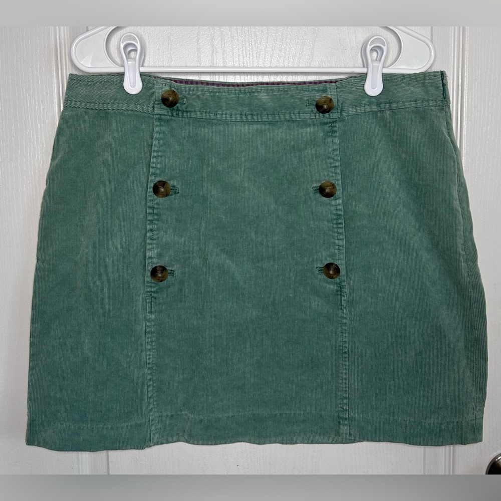 Vineyard Vines NWOT 14 Corduroy Mini Button Skirt Y2K Light Academia Old Money